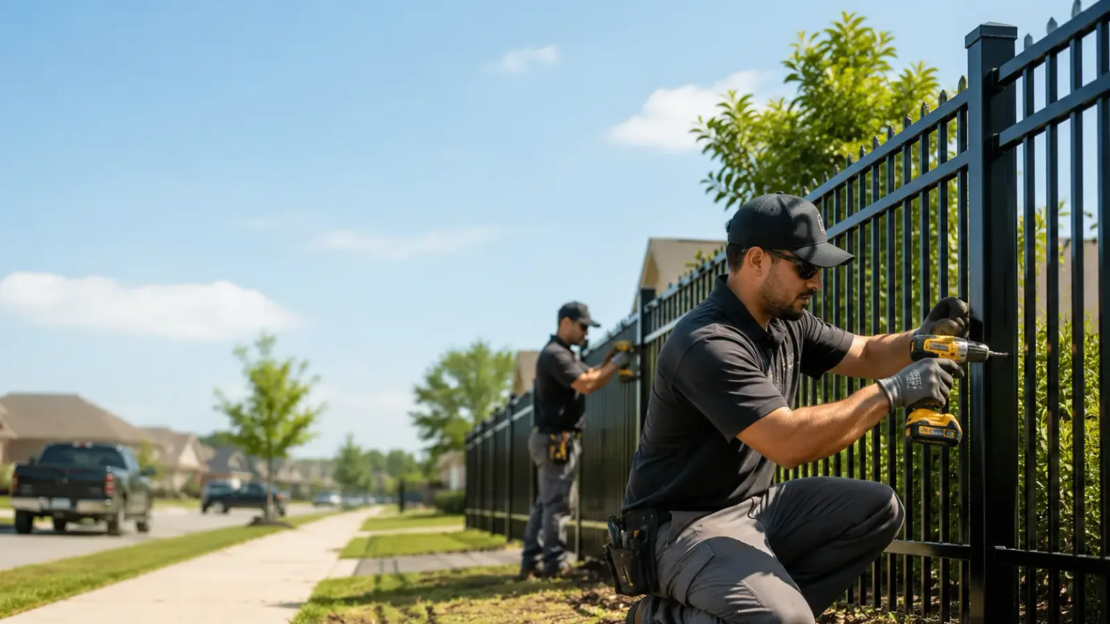 Metal Fence Installation in Brightwaters, NY